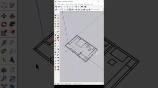 How To Import CAD Plan In SketchUp #shorts #sketchup #cad #autocad #sketchuptutorial