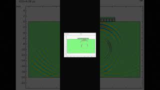 COMSOL ultrasonic phased array non-destructive testing, time-domain simulation model