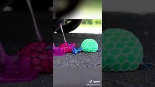 Experiments  Car vs Anti stress toys & Coca Cola  #experiment #carvs #cocacola