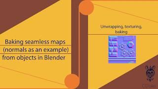 [ENG] Baking seamless maps from objects in Blender