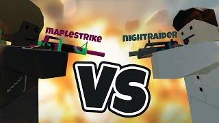 Unturned: Gun VS Gun || Maplestrike VS Nightraider