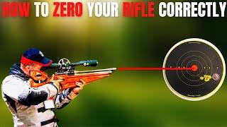 how to zero your rifle correctly