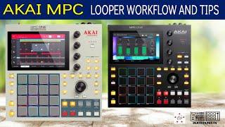 How to use Looper Tutorial in Akai MPC to make beats standalone