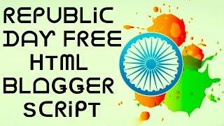 26th January 2019 happy Republic Day WhatsApp viral free wishing website HTML blogger script