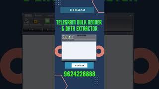 Telegram Bulk Sender & Data Extractor...#tranding #marketingtool #telegram