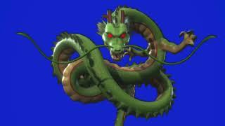 Green Screen Dragon Ball Shenron appears video effects