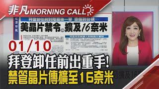 首富馬斯克發豪語 特斯拉機器人增產10倍 Fed理事籲不降息 債息牽動美股 機器人鏡頭通過驗證 大立光前2月營收喊衝｜主播陳韋如｜【非凡Morning Call】20250110｜非凡財經新聞