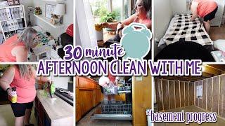 Afternoon Clean With Me // 30 Minute Clean With Me // Stay at Home Mom // Large Family Clean