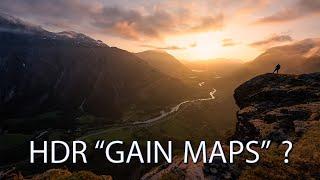 NEW: gain maps ⇨ better photos