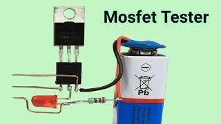 Simple mosfet tester circuit