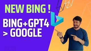 New Bing Search | Bing with GPT4 | Better than Google Search ? Use GPT4 for Free