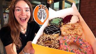 First Time Trying J.CO DONUTS in Indonesia  BEST DONUTS in the World?