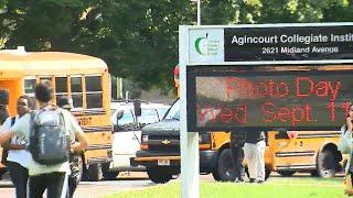 Student grazed by bullet in the head during 'targeted' shooting outside Scarborough high school