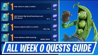 Fortnite Complete WEEK 0 Quests - How to EASILY Complete WEEK 0 Challenges in Chapter 5 Season 3