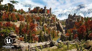 Fantasy Castle Gameplay Showcase - Unreal Engine 5