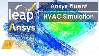 HVAC Simulation - Ansys Fluent 2020R2