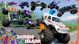 Monster Jam INSANE Zombie Island Adventure #14 | Racing, Freestyle, and High Speed Jumps