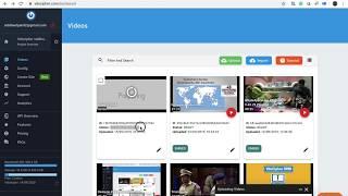 Upload Embed overview tutorial video with VdoCipher