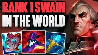 BEST SWAIN IN THE WORLD INCREDIBLE 1V9 GAMEPLAY | CHALLENGER SWAIN MID GAMEPLAY | Patch 12.7 S12