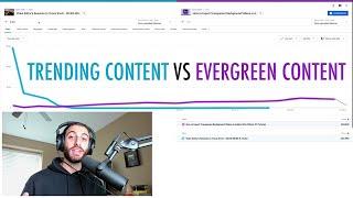 Trending Content vs Evergreen Content (How to grow on Youtube)