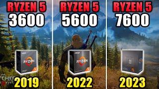 R5 3600 vs R5 5600 vs R5 7600 - How Much Performance Difference?