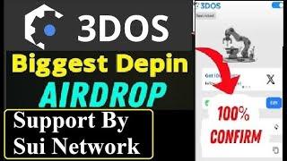 3Dos Biggest Depin Airdrop l 3Dos Extension Add l How To Create Account 3Dos Airdrop l 3Dos Depin l