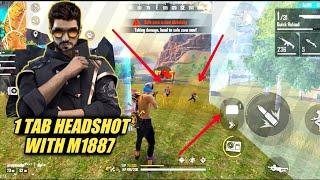 1 Tap Headshot With M1887 | Free Fire Game Play Video | SARFIRA GAMERS