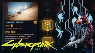 'Embedded Exploit' Full Breakdown! How to Stack it! (Cyberpunk 2077 In-Depth Guide!)