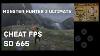 MONSTER HUNTER 3 ULTIMATE || Test Snapdragon 665 Citra MMJ + Cheat FPS