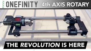 Welcome To The REVOLUTION! Introducing Onefinity CNC's 4th Axis Rotary