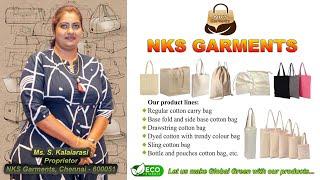 NKS Garments - ALL COTTON BAG SIZES #cottonbag #jutebags #shoppingbags #canvasbags #giftbags #bags