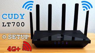 Cudy LT700 4G+ router Wi-Fi dual band • Unboxing, installation, configuration and test