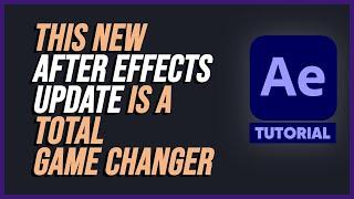 New After Effects Update is a GAME CHANGER! | Adobe After Effects Quick Tip