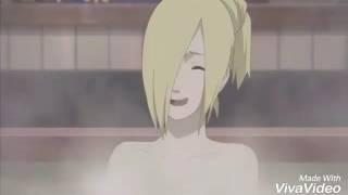 Naruto road to the ninja bath scene english dub