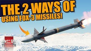 War Thunder DEV - The 2 BEST WAYS of using the FOX-3 missiles!
