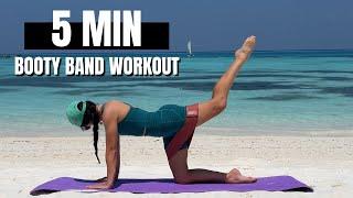 5 MIN BOOTY BAND WORKOUT by Cassandre Djeridi