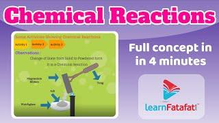 Class 10 Science Chapter 1 Chemical Reactions and equations - Chemical Reactions - Learnfatafat