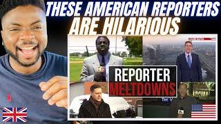 WHEN AMERICAN NEWS REPORTERS LOSE IT ON CAMERA! - Brit Reacts