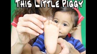 This Little Piggy Nursery Rhyme for Toddlers and Infants | Patty Shukla (with Lyrics)