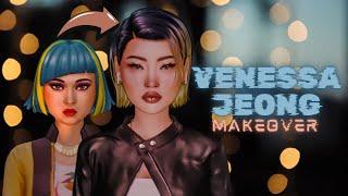 Giving Venessa Jeong a CC MAKEOVER // The Sims 4 speed cas