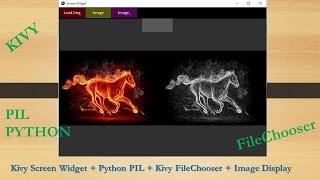 Kivy Filechooser, screen manager and Python PIL
