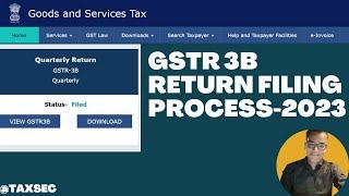 GST Return Filing Process | How To File GSTR 3B |How To File GST Return | GSTR 3B Return Filing#gst