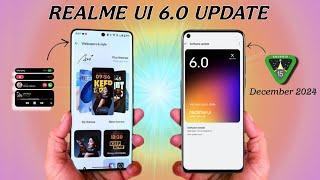 Realme UI 6.0 Update December 2024 Device List | Realme Android 15 Update Features