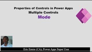 Power Apps controls - Mode Property