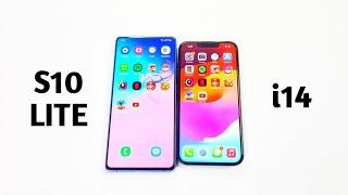 iPhone 14 Vs Samsung S10 Lite - Speed Test & Performance Test 2024