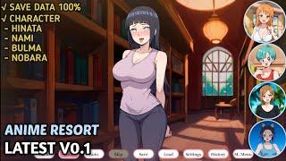 REVIEW ANIME RESORT [v0.1] + SAVE DATA 100%!!!