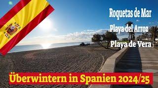 Wintering in Spain 2024/25from Aguilas via Vera to Roquetas de Mar