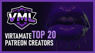 VML Rankings: Top 20 Virtamate Patreon Creators of 2024