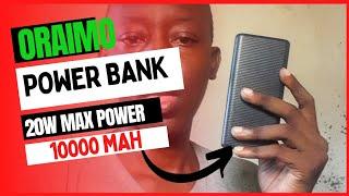 Oraimo Toast 10 PD Pro 20W Maximum Power 10000mAH Power Bank