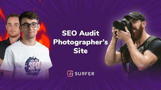 Matthew Woodward breaks down SEO mistakes of a photographer’s site [On-Page Roast]